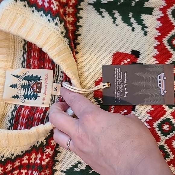 KJP Santa's New Sleigh Sweater - Red truck with trees - Picture 7 of 12